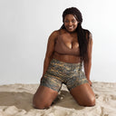 shorts - yoga-Vibe: Cliffs of Moher Nature's Pattern Yoga Shorts-9-images on me