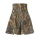 skirt - flowy (soft color)-Vibe: Cliffs of Moher Nature's Pattern Flowy Skirt-2-images on me