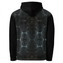 sweatshirt - hoodie-Vibe: Victoria Island Hidden Luxe Pattern Unisex Hoodie-2-images on me