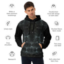 Vibe: Victoria Island Hidden Luxe Pattern Unisex Hoodie - images on me