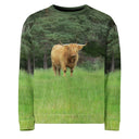 sweatshirt - pullover-God's Creatures: Highland Cattle Unisex Sweatshirt-1-images on me