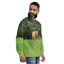 sweatshirt - pullover-God's Creatures: Highland Cattle Unisex Sweatshirt-13-images on me