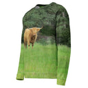 sweatshirt - pullover-God's Creatures: Highland Cattle Unisex Sweatshirt-3-images on me