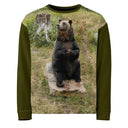 God's Creatures: North Shore Mountain Bear Unisex Sweatshirt - images on me