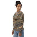 sweatshirt - pullover-Vibe: Cliffs of Moher Nature's Pattern Unisex Sweatshirt-9-images on me