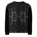 sweatshirt - pullover-Vibe: Victoria Island Hidden Luxe Pattern Unisex Sweatshirt-1-images on me