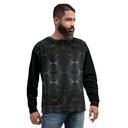 Vibe: Victoria Island Hidden Luxe Pattern Unisex Sweatshirt - images on me