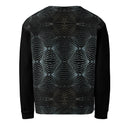sweatshirt - pullover-Vibe: Victoria Island Hidden Luxe Pattern Unisex Sweatshirt-2-images on me
