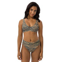 swimwear - bikini-Vibe: Cliffs of Moher Nature's Pattern High-waisted Bikini-1-images on me