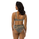 swimwear - bikini-Vibe: Cliffs of Moher Nature's Pattern High-waisted Bikini-2-images on me