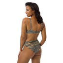 swimwear - bikini-Vibe: Cliffs of Moher Nature's Pattern High-waisted Bikini-5-images on me