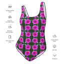 swimwear - one-piece-Nature: Victoria Island Dahlia One-Piece Swimsuit-5-images on me