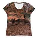 Explore: Autumn in Georgia Colors Athletic Tee for Women - images on me