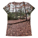 Explore: Autumn in Georgia Colors Athletic Tee for Women - images on me