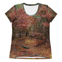 Explore: Autumn in Georgia Path Athletic Tee for Women - images on me