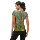 tee - athletic-Explore: Autumn in Georgia Trees Athletic Tee for Women-2-images on me