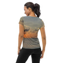 tee - athletic-Explore: Florida Sun Rising Athletic Tee for Women-2-images on me