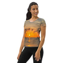 tee - athletic-Explore: Florida Sun Rising Athletic Tee for Women-3-images on me