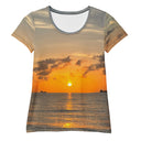 tee - athletic-Explore: Florida Sun Rising Athletic Tee for Women-8-images on me