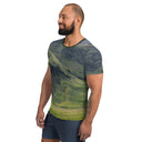 tee - athletic-Explore: Scotland's Highland Hills Athletic Tee for Men-3-images on me