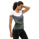 Explore: Scotland's Highland Hills Athletic Tee for Women - images on me