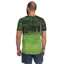 tee - athletic-God's Creatures: Highland Cattle Athletic Tee for Men-2-images on me