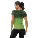 tee - athletic-God's Creatures: Highland Cattle Athletic Tee for Women-2-images on me