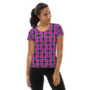 Nature: Victoria Island Dahlia Athletic Tee for Women - images on me
