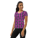 Nature: Victoria Island Dahlia Athletic Tee for Women - images on me