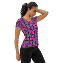 Nature: Victoria Island Dahlia Athletic Tee for Women - images on me