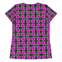 Nature: Victoria Island Dahlia Athletic Tee for Women - images on me