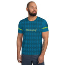 tee - athletic-Sports Talk: Wanna Play Tennis Rackets Athletic Tee for Men-1-images on me