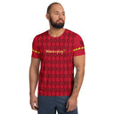 tee - athletic-Sports Talk: Wanna Play Tennis Rackets Athletic Tee for Men-35-images on me