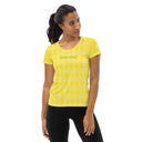 tee - athletic-Sports Talk: Wanna Play Tennis Rackets Athletic Tee for Women (white rackets)-25-images on me