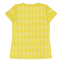 Sports Talk: Wanna Play Tennis Rackets Athletic Tee for Women (white rackets) - images on me