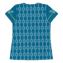 Sports Talk: Wanna Play Tennis Rackets Athletic Tee for Women (white rackets) - images on me