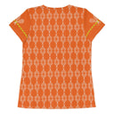 Sports Talk: Wanna Play Tennis Rackets Athletic Tee for Women (white rackets) - images on me