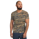 tee - athletic-Vibe: Cliffs of Moher Nature's Pattern Athletic Tee for Men-1-images on me