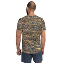 tee - athletic-Vibe: Cliffs of Moher Nature's Pattern Athletic Tee for Men-2-images on me