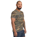 tee - athletic-Vibe: Cliffs of Moher Nature's Pattern Athletic Tee for Men-4-images on me