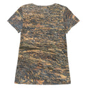tee - athletic-Vibe: Cliffs of Moher Nature's Pattern Athletic Tee for Women-5-images on me