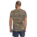 tee - athletic-Vibe Talk: Rock Cliffs of Moher Nature's Pattern Athletic Tee for Men-3-images on me