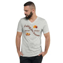 tee - cotton v-neck-Saywear: Falling for Leaves Autumn Unisex V-Neck Tee-16-images on me
