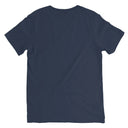 tee - cotton v-neck-Saywear: Falling for Leaves Autumn Unisex V-Neck Tee-6-images on me