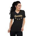 Saywear: Sparkle Hotel Chandelier in Edinburgh Unisex V - Neck Tee - images on me