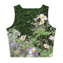 top - crop-Nature: Historic Scottish Highland Castle Garden Flowers Crop Top-9-images on me