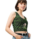 top - crop-Vibe: Historic Scottish Highland Castle Garden Hedge and Flowers Crop Top-6-images on me