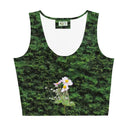 top - crop-Vibe: Historic Scottish Highland Castle Garden Hedge and Flowers Crop Top-9-images on me
