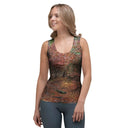 top - tank-Explore: Autumn in Georgia Path Tank Top-1-images on me