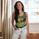top - tank-God's Creatures: Highland Cattle Tank Top-5-images on me